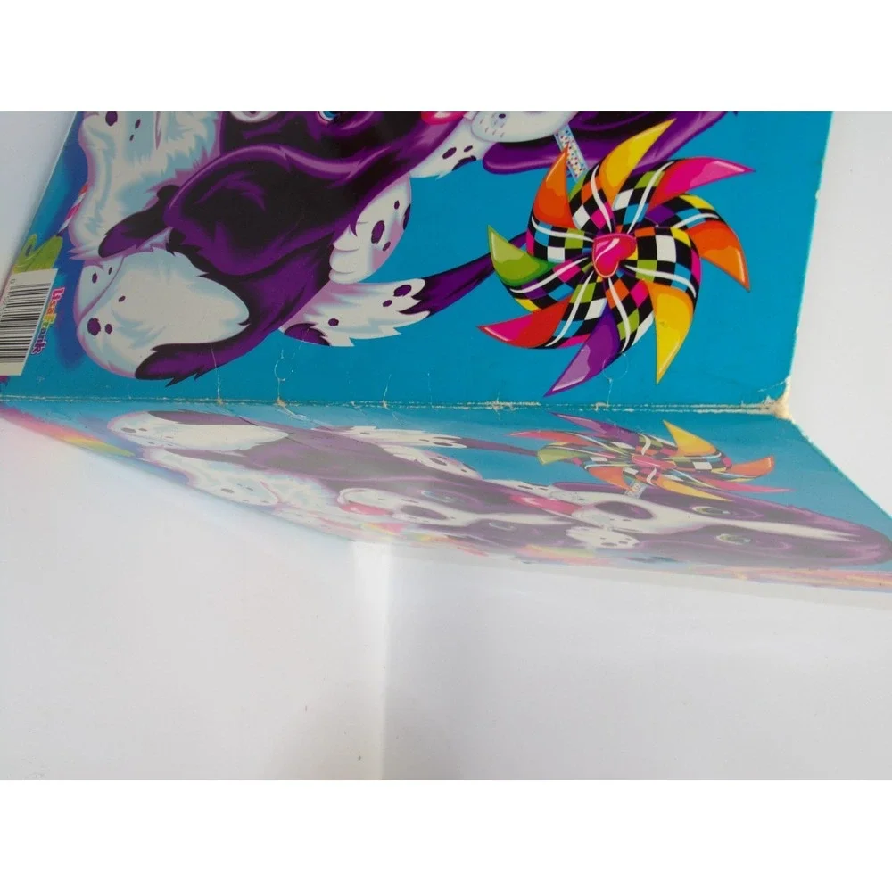 Vintage Lisa Frank Violet & Velvet Spaniel Dogs 2 Pocket Folder